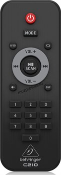 BEHRINGER C210 портативный комплект из сабвуфера 8' и сателлита 4x2,5', 200 Вт. Bluetooth, пульт ДУ, MP3-плеер, микшер - фото 167580
