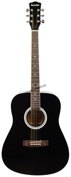 ROCKDALE AURORA 120-BK гитара типа дредноут с анкером, верхняя дека - ель, нижняя дека и обечайки - агатис, гриф - клен, наклад - фото 168363