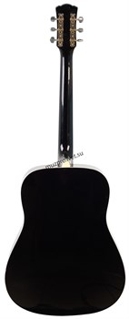 ROCKDALE AURORA 120-BK гитара типа дредноут с анкером, верхняя дека - ель, нижняя дека и обечайки - агатис, гриф - клен, наклад - фото 168365