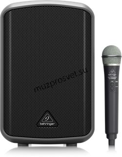 Behringer MPA100BT - портативная акустическая система, 100 Вт, 6" вуфер и 0,75" твитер, Bluetooth, аккумулятор, радиомикрофон 2,4 ГГц - фото 168794