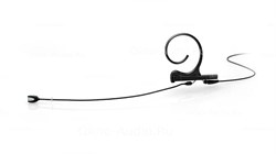DPA FIDB00 тонкий миниатюрный конденсаторный микрофон с креплением на одно ухо, кардиоидный, 100-20000Гц, 6мВ/Па, SPL 144дБ, черный, разъем MicroDot - фото 17723