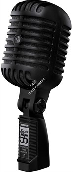 SHURE SUPER 55 Deluxe Pitch Black Edition ультрачерный динамический суперкардиоидный вокальный микрофон - фото 17804