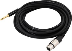 Cordial CCM 7,5 MP микрофонный кабель XLR male/моно джек 6,3 мм, 7,5 м, черный - фото 18135