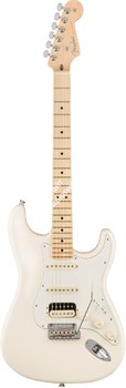 FENDER AM PRO STRAT MN OWT электрогитара American Pro Stratocaster, цвет олимпик уайт, кленовая накладка грифа - фото 18686