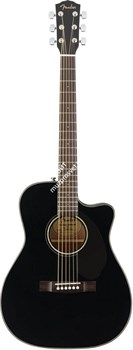 FENDER CC-60SCE BLK электроакустическая гитара, топ - массив ели, цвет черный - фото 18992