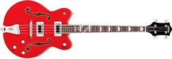 Gretsch G5442BDC Electromatic Hollow Body 30.3' Short Scale Bass, RW F-board, Transparent Red Бас-гитара полуакустичеcкая, красн - фото 19164
