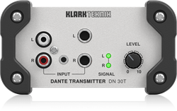 KLARK TEKNIK DN 30T конвертер аналогового стереосигнала в протокол Dante - фото 192766