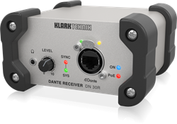 KLARK TEKNIK DN 30R конвертер аналогового стереосигнала из протокола Dante - фото 192773