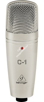 BEHRINGER C-1 студийный конденсаторный микрофон (кардиоида) в комплекте с держателем и транспортным кейсом - фото 19939