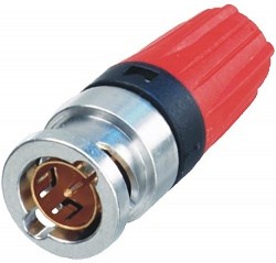 Разъем BNC кабельный, штекер, обжимной (1.6/6.47мм), для кабеля: Belden 1505A (ANH), Belden 8241F - фото 199837