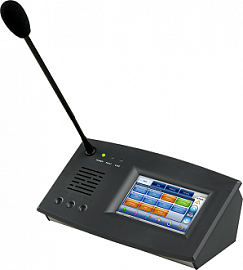 Универсальная цифровая вызывная консоль. Сенсорный дисплей, выбор, пейджинг и управление зонами, фун - фото 200091