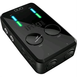 IK MULTIMEDIA iRig Pro DUO компактный аудио/midi интерфейс для цифрового подключения к iOS, Android, Mac и PC, 2 входа, 2 выхода - фото 20124