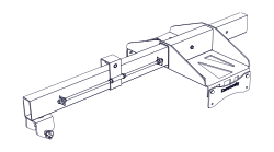 Рама для подвесного монтажа сабвуферов сзади модулей IV6. Цвет: белый - фото 202505