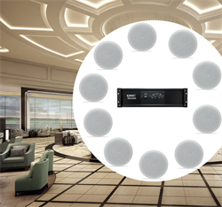 Комплект потолочной врезной трансляционной акустики  для гостиниц и отелей - фото 208852