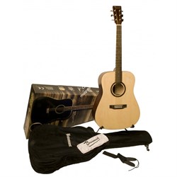 Beaumont DG80K/NA - Набор: Акустическая гитара, цвет-натуральный ,чехол, подставка, струны - фото 21506