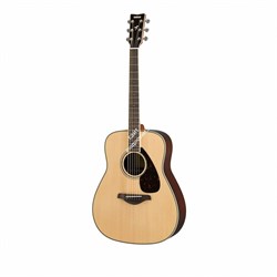 YAMAHA FG830 N - акуст гитара, дредноут, верхняя дека массив ели, цвет натуральный - фото 21574