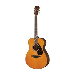 YAMAHA FS800 T - акустич гитара, корпус компакт, верх. дека массив ели, цвет оттененный натуральный - фото 21578