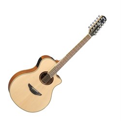 Yamaha APX700II-12 NATURAL - акустическая гитара со звукоснимателем, 12 стр., цвет натуральный - фото 21929