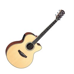 Yamaha CPX700II NATURAL -  акустическая гитара со звукоснимателем, цвет натуральный - фото 21936