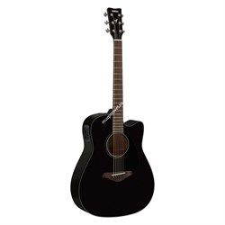 YAMAHA FGX800C BL - электроакустическая гитара с вырезом, цвет черный - фото 21942
