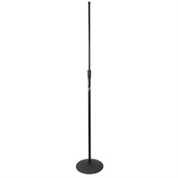 ONSTAGE MS9210 - микрофонная стойка, прямая, круглое основание, регулируемая высота,черная - фото 24083