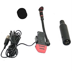 INVOTONE ISM500 - микрофон для дух.инструм., в комплекте кабель 3м, переходник прищепка, ветрозащита - фото 24304