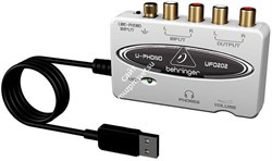 BEHRINGER UFO202 - цифровой аудиоинтерфейс с предусилителем, для оцифровывания записи с ленты и вини - фото 26567