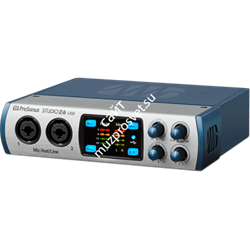 PreSonus Studio 26 аудио/MIDI интерфейс, USB 2.0, 2 вх/4 вых каналов, предусилители XMAX, до 24 бит/192кГц, MIDI I/O, ПО StudioLive Artist - фото 28018