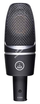 AKG C3000 конденсаторный микрофон с 1" мембраной . Диаграмма кардиоида. В комплекте: H85 держатель - фото 28270