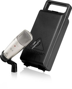 Behringer C-1 микрофон студийный конденсаторный кардиоидный в футляре, 40 Гц-20 кГц, Max.SPL 136 дБ - фото 28410
