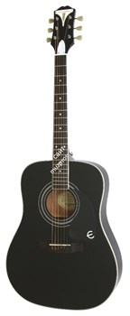 EPIPHONE PRO-1 PLUS Acoustic Ebony акустическая гитара, цвет черный - фото 28672