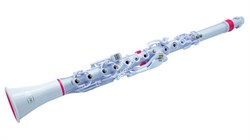 NUVO Clarin?o Standard Kit (White/Pink) Кларнет, материал - АБС пластик, цвет - белый/розовый, в комплекте - кейс, тряпочка для - фото 35342