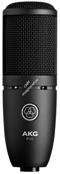 AKG P120 микрофон конденсаторный кардиоидный, мембрана 2/3', 20-20000Гц, 22мВ/Па, SPL130/150дБ - фото 35786