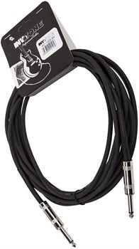 INVOTONE ACI1005/BK - инструментальный кабель, 6,3 джек моно <-> 6,3 джек моно, длина 5 м (черный) - фото 38080