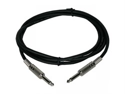 INVOTONE ACI1006/BK - инструментальный кабель, 6,3 джек моно <-> 6,3 джек моно, длина 6 м (черный) - фото 38082