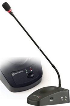 SHOW SCS-801D - пульт делегата, встроенный динамик, микрофон "gooseneck" с индикатором, 2м кабель - фото 38178