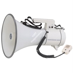 SHOW ER-67S - мегафон 40 Вт, выносной микрофон, сирена, алюминий - фото 38218