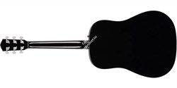 FENDER CC-60S BLK акустическая гитара, топ - массив ели, цвет черный - фото 38654