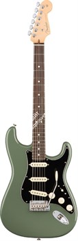 FENDER AM PRO STRAT RW ATO электрогитара American Pro Stratocaster, цвет антик олив, палисандровая накладка грифа - фото 42376