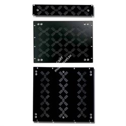 EUROMET EU/R-KV18 00552 (б/у) Набор задних рэковых панелей с отверстиями для вентиляции, 18U, с креп - фото 43220