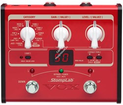VOX STOMPLAB 1B процессор эффектов для бас гитар - фото 44839