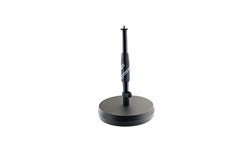 Table microphone stand - Настольная микрофонная база, цвет черный (основание из листового метала) - фото 47848