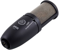 AKG P220 конденсаторный кардиоидный микрофон, мембрана 1", 20-20000Гц, 20мВ/Па, SH300 "паук", кейс - фото 48606