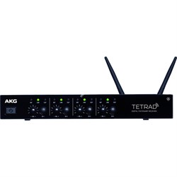 AKG DSR Tetrad цифровой 4-канальный стационарный приёмник, динамический выбор частот в диапазоне 2,4ГГц - фото 48663