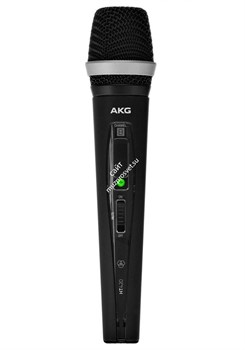 AKG WMS420 Vocal Set вокальная радиосистема Band U2 с приёмником SR420, ручной передатчик HT420 с динамическим капсюлем D5, в комплекте адаптер, 1 батарейка AA, держатель микрофона - фото 48799