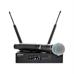 SHURE QLXD24E/B58 P51 710 - 782 MHz вокальная радиосистема с ручным передатчиком BETA58 - фото 54350