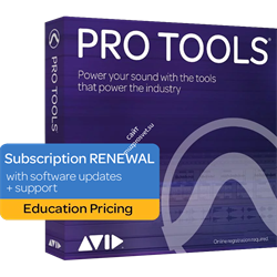 Avid Pro Tools 1-Year Subscription RENEWAL Education - фото 54642