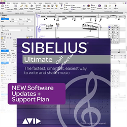 Avid Sibelius | Ultimate 1-Year Software Updates + Support Plan NEW (Electronic Delivery) - фото 54722