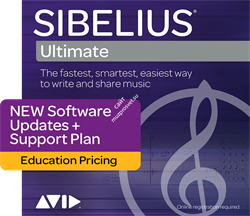 Avid Sibelius | Ultimate 1-Year Software Updates + Support Plan NEW Education (Electronic Delivery) - фото 54724