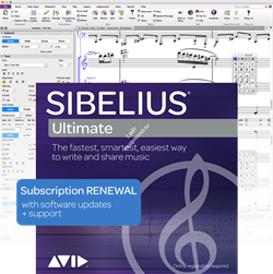 Avid Sibelius | Ultimate 1-Year Subscription RENEWAL Education (Electronic Delivery) - фото 54732
